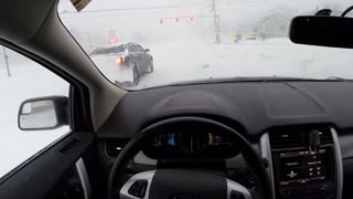 Dunkin' Donuts is closed...That means things are serious!! (Maine Blizzard Footage)