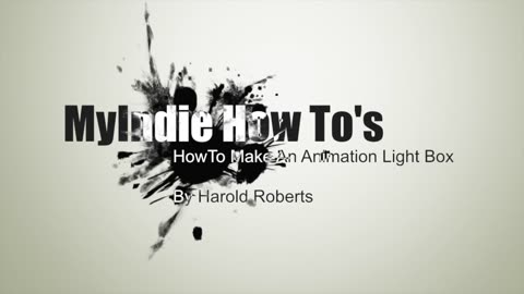 Episode 4: How to make an Animation Light Box