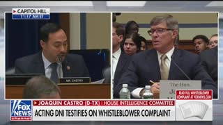 Castro questions acting DNI in whistleblower hearing