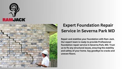 Expert Foundation Repair Service in Severna Park, MD