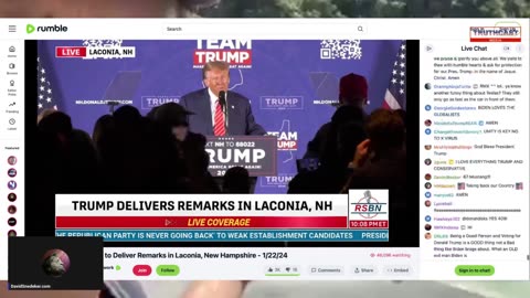 Trump Speech NH. Snedeker Live! 1.22.24