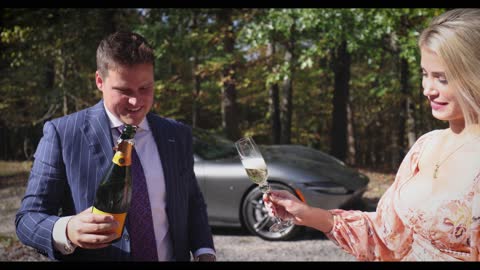 Fairytale proposal at a $10,000,000 castle in Michigan