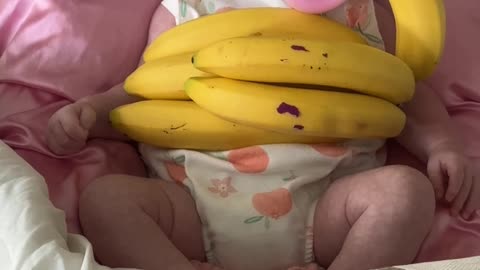 Bananas Hold Up Baby Bottle