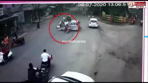 Dangerous road accident!!