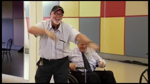 Janitor Mops Old Man's Face