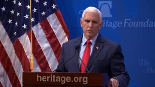 Former US Vice President Pence also mentioned Vladimir Putin