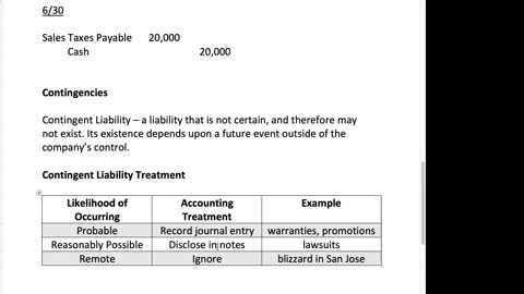 Bus 20N Lecture 16 - Liabilities 1