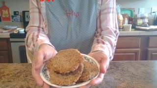 Eggplant Oat Burgers