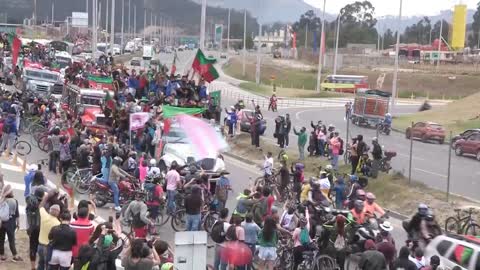 Video: La Minga espera al presidente en Bogotá