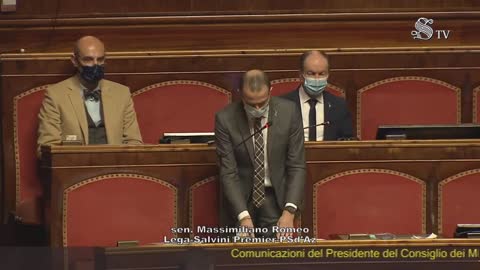 Massimiliano Romeo (Lega), Senato, 19/1/21