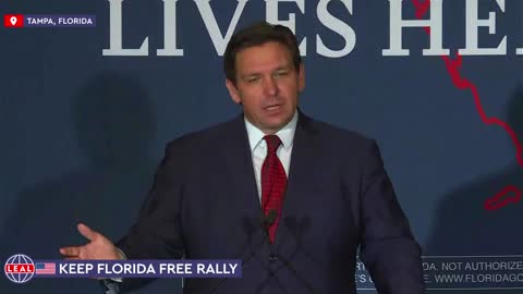 🇺🇸 Gov. Ron DeSantis at 'Keep Florida Free' Rally in Tampa, Florida (Aug 24, 2022)