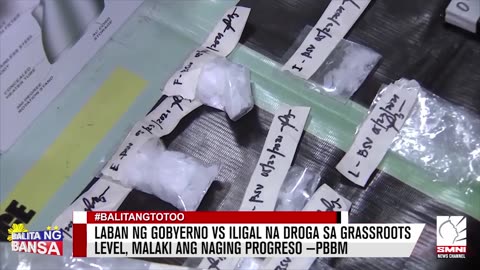 Laban ng gobyerno vs il*gal na dr*ga sa grassroots level, malaki ang naging progreso —PBBM