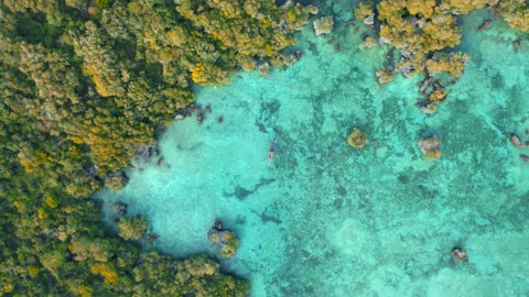 Drone Footage over Ocean