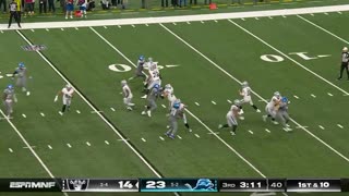 Raiders Don't Show Up In The 2nd Half, Get Run By The Lions - Highlights