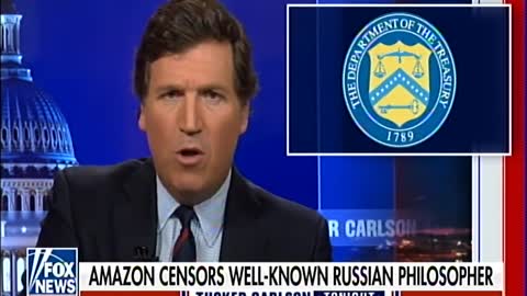 Tucker Carlson calls out Amazon for banning books at the behest of the Biden Regime