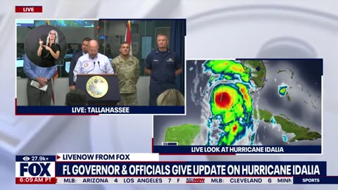 Live 🔴 News Hurricane Idalia "intensifying fast" landfall in Florida on Wednesday |