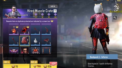 NEW Hired Muscle Crate SP-R 208 Dragon Head Ajax Hired Gun Unlocked CODM