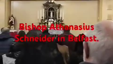 Bishop Athanasius Schneider in Belfast