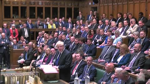 Boris Johnson faces MPs in the House of Commons after cabinet members resign