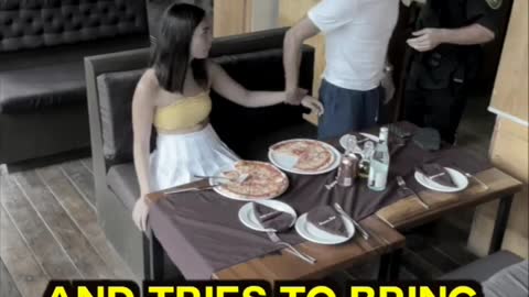 watch how the waitress saved her life. help is always out there.