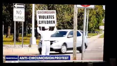 Detroit Station Fox 2 Covers Anti-Circumcision Protest