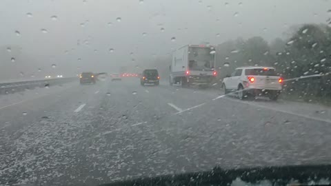 Bad Hail Pelts Brevard County Cars