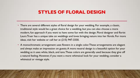 Floral Designs for Your Special Day