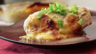 Cheesy mustard chicken recipe