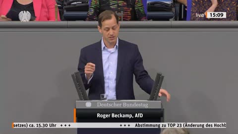 Roger Beckamp Rede vom 14.06.2024 (2) – Änderung des Hochbaustatistikgesetzes