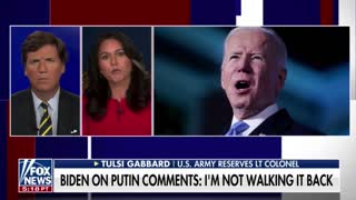 Tulsi Gabbard reacts to Biden's comments about regime change in Russia