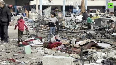 Ruins and Suffering: Al-Falouja UN School Siege Aftermath