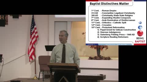 Being Baptist: Distinctives That Matter - Less 1 D