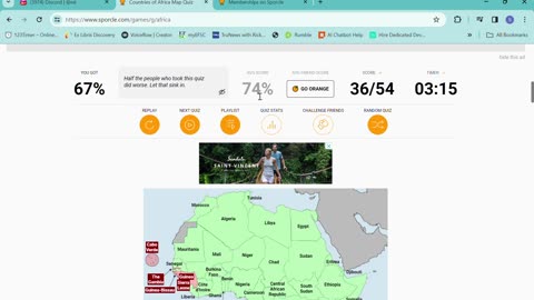 Youtube Upload: Trying to guess all the Countries in Africa!!!