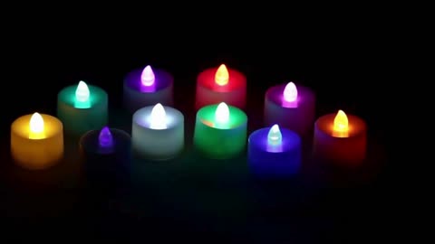 Candle Magic: Discover the Spectrum of Flameless Colors!