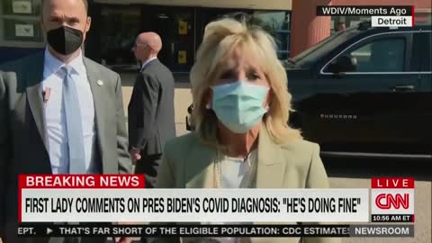 Jill Biden Gives Update about Joe's Covid Symptoms