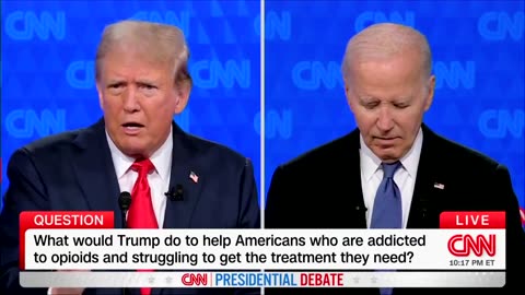 PRESIDENT TRUMP: Crooked Joe opened the border and drugs poured in...