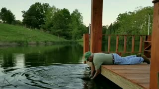 Catching Big Bass By Hand