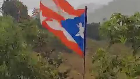 Fuertes vientos en Puerto Rico.