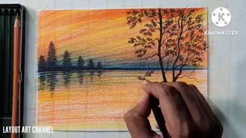 Color pencil drawing tutorial for beginners