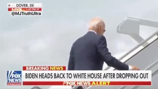 Joe Biden Is Seen Heading Back To WH Following Decision To End Campaign