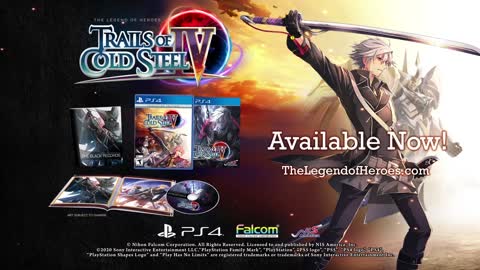 Trails of Cold Steel IV Launch Trailer PS4