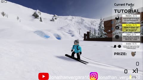 roblox snow board gameplay