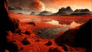 10 Hours of Cosmic Serenity Across Cinnabar Soils - Mars 2.5 Billion Years Ago