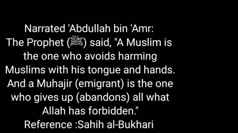 Today Hadith about the hand