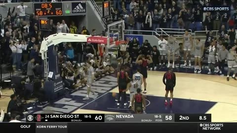 CBS Sports College Basketball 🏀 - AND-ONE FOR @NevadaMBB. It's a MAD HOUSE in Reno 🤯🤯