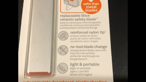 Slice Manual Carton Box Cutter Blade Thin Corrugate Finger Friendly Safe Lasts Longer Lightweight