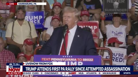 WATCH IN FULL: Trump attends first PA rally since attempted assassination | LiveNOW from FOX