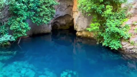 Beautiful natural pool in Antalya region of Turkey