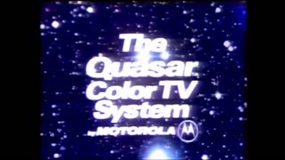 1972 - Ad for Quasar Color Television Set
