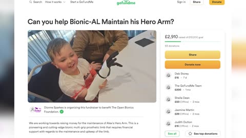 Watch this plumber give a boy the life-changing gift of a bionic arm | Humankind #goodnews